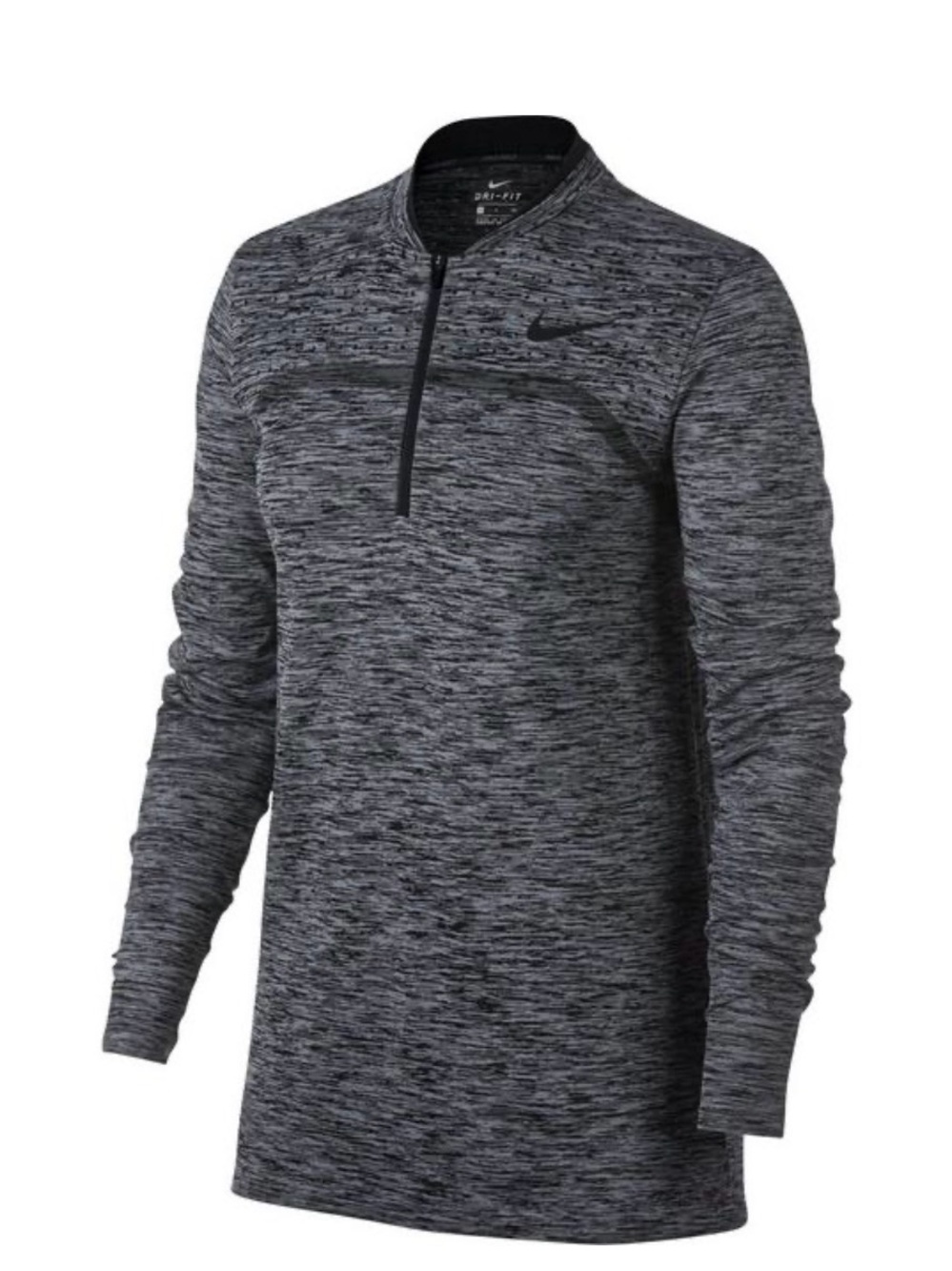 Nike Women’s Dri-fit Seamless Quarter Zip Layering Pullover Golf/Running/Tennis